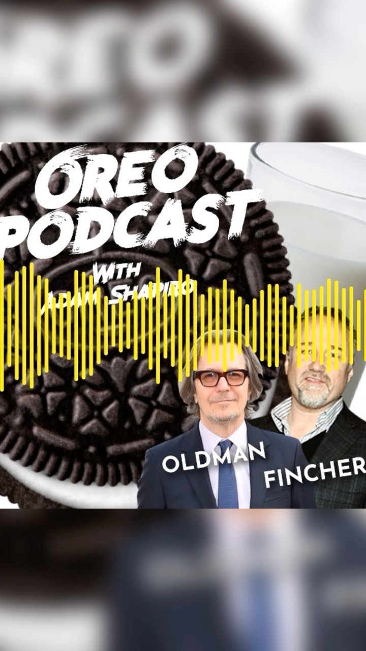 アダム・シャピロのインスタグラム：「We got our director and star Fincher and Oldman talkin’ cookies!」