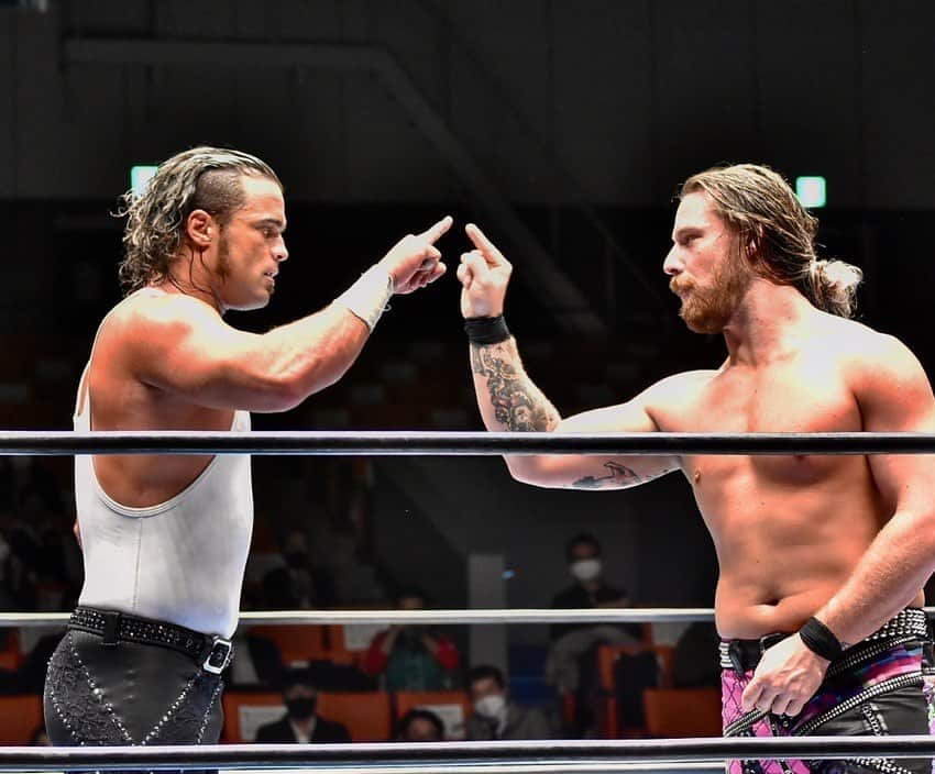 デビッド・フィンレーのインスタグラム：「“Touch me” • • • #njpw #njpwworld #newjapanprowrestling #新日本プロレス #finjuice #davidfinlay  #デビッドフィンレー #prowrestling #wrestling #iwgp #professionalwrestling #njwtl #worldtagleague #tagteam #tagteamwrestling #フィンレー #tokyo #tagteamwrestling」