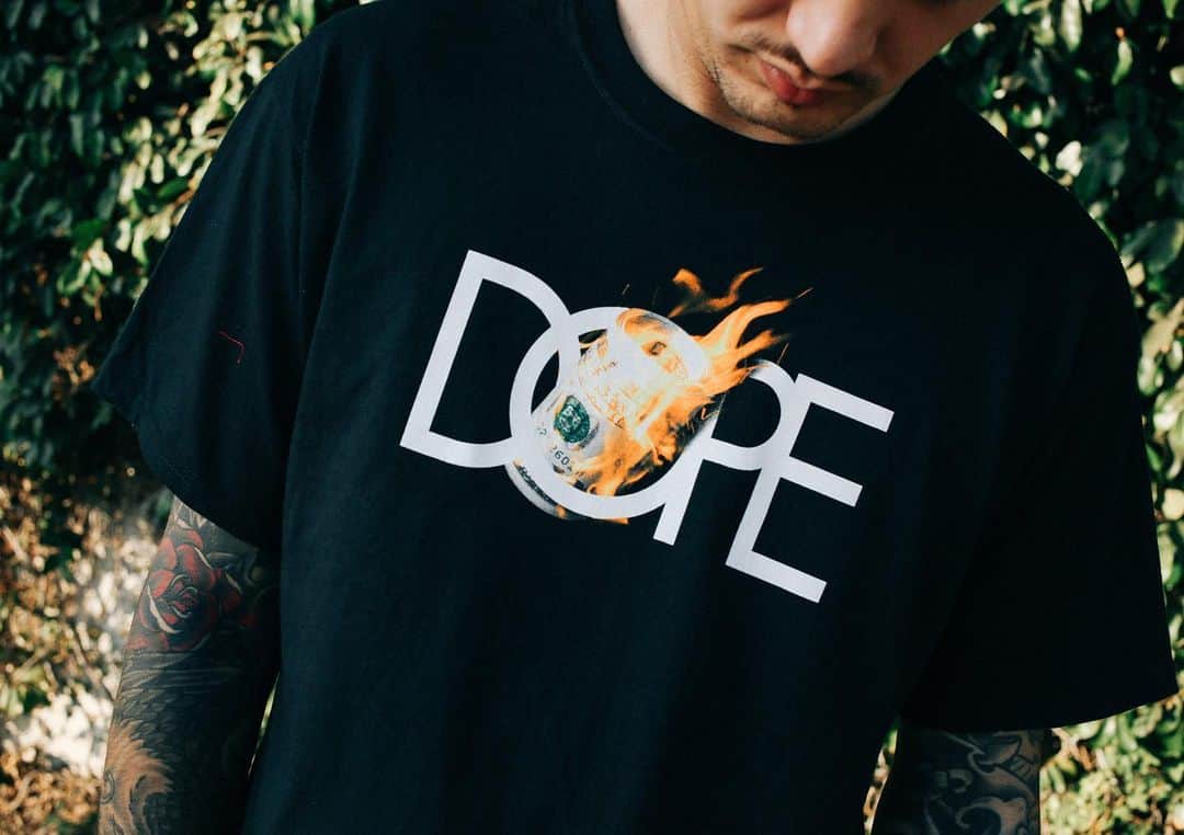 DOPEのインスタグラム：「Money 2 Burn on Cyber Monday...  ONLY A FEW HOURS REMAIN」