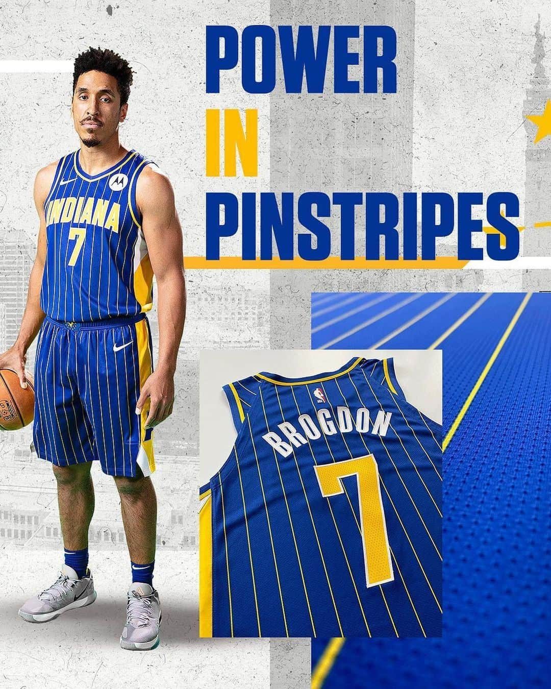 NBAさんのインスタグラム写真 - (NBAInstagram)「The @pacers reveal their #powerINpinstripes Nike City Edition uniform for the 2020-21 NBA season!」12月2日 3時02分 - nba