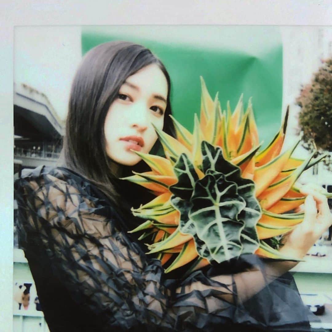 北村優衣さんのインスタグラム写真 - (北村優衣Instagram)「お花の仮面なんて初体験でした。 花人間ニナレタ。 . @nobutanaka_ 📷 @_genkitanaka_ 💐」12月1日 18時53分 - kitamura_y910