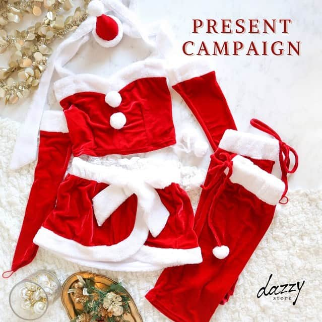 DazzyStoreさんのインスタグラム写真 - (DazzyStoreInstagram)「🎉Present Campaign🎉⁠⠀ 　⁠⠀ フォロー＆コメントで⁠⠀ クリスマスパーティー🎄が盛り上がる⁠⠀ セパレートトップス＆巻きスカショーパンセット⁠⠀ が当たる💖⁠⠀ 　⁠⠀ ふわもこのあったかベロアで⁠⠀ 🎅サンタコスを楽しんじゃおッ🎵⁠⠀ 　⁠⠀ ホルターネックにもベアトップにもなる⁠⠀ 2wayのトップスは背中が⁠⠀ セクシーな編み上げスタイル💋⁠⠀ 　⁠⠀ イベントではしゃいでも安心の⁠⠀ ショートパンツが嬉しい♥⁠⠀ 　⁠⠀ ☆ミニサンタ帽子⁠⠀ ☆トップス⁠⠀ ☆巻きスカートパンツ⁠⠀ ☆アームウォーマー⁠⠀ ☆レッグウォーマー⁠⠀ 　⁠⠀ かわいいサンタコスがフォロー＆コメントで当たる✨⁠⠀ 　⁠⠀ 🎅応募方法⁠⠀ 1⃣ このアカウント【@dazzy_official】をフォロー⁠⠀ 2⃣ どんなクリスマス🎄を過ごしたいかコメントしてね！　⁠⠀ 　⁠⠀ キュン💗とするコメントをしてくれた3名に⁠⠀ 『セパレートトップス＆巻きスカショーパンセット』⁠⠀ レッドカラーのＭサイズをプレゼント致しますッ🎁⁠⠀ 　⁠⠀ ⏰キャンペーン期間は⁠⠀ 12月1日（火）～12月15日（火）まで✨⁠⠀ 　⁠⠀ たくさんのご応募お待ちしておりま～す💓⁠⠀ クリスマスをめいっぱい楽しもう🎄⁠⠀ 　⁠⠀ さらにっ！⁠⠀ この投稿をストーリーズにシェア・他の投稿に⁠⠀ いいねで当選率UP⤴︎✨⁠⠀ 投稿画面の🛫マークからストーリーズに⁠⠀ シェアできるよ♬⁠⠀ 　⁠⠀ 　⁠⠀ ※期間中お一人様1回限り参加可能⁠⠀ ※これまでに@dazzy_official をフォロー頂いていた方も対象です。⁠⠀ ※12月中に当選者様にのみDMにてご連絡いたします。⁠⠀ ※プレゼントの発送は日本国内に限定させて頂きます。⁠⠀ ※当キャンペーンは、Facebook社・Instagramとは一切関係ありません。⁠⠀ ※サイズはMサイズのみになります。⁠⠀ 　⁠⠀ -----------------------------------------⁠⠀ ⏰12/1 12:00 ～ 12/2 11:59 まで⁠！⁠⠀ ☆全品送料無料イベント実施中☆⁠⠀ ストアへGo💕 Go💕⁠⠀ ----------------------------------------⁠⠀ 　⁠⠀ 　⁠⠀ 　⁠⠀ ───────────────────⁠⠀ #dazzy #dazzystore #通販 #ドレス #キャバ ⁠⠀ #キャバ嬢ドレス #キャバ嬢 ⁠#水商売 #夜職 ⁠⠀ #ニュークラブ #クラブ ⁠#ナイトワーク⁠⁠⠀ #ミニドレス #デイリードレス⁠ ⁠⠀ #キャバ嬢ドレス通販⁠ #ドレス ショップ⁠⠀ #クリスマスデート #クリスマスコーデ ⁠⠀ #サンタコス #サンタガール #パーティー⁠⠀ #コメントしてね #コスプレ #ふわもこ⁠⠀ #プレゼントキャンペーン #プレゼント企画⁠⠀ #プレゼントキャンペーン実施中」12月1日 22時08分 - dazzy_official