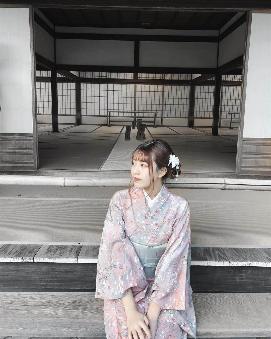 郷杏樹のインスタグラム：「. 和です！！！ YouTube何を撮ればいいかわからなくなってきてる(´◦ω◦｀)最近更新率悪くてごめんね(;_;) . . . #嵐山 #着物 #京都 #kyoto #kyotojapan」