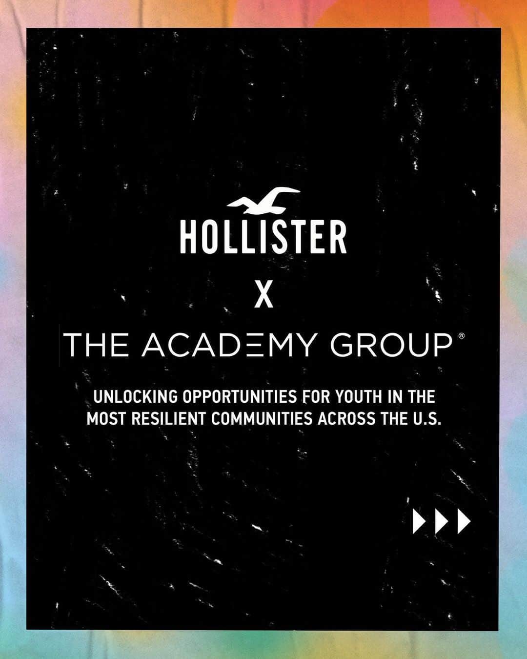 Hollister Co.さんのインスタグラム写真 - (Hollister Co.Instagram)「We’re excited to announce that we’ve committed our partnership & a $200,000 donation to @the_academy_group, an organization that believes talent is ubiquitous & is working to unlock opportunities for youth in the most resilient communities across the U.S. to realize their full potential.」12月1日 22時30分 - hollister