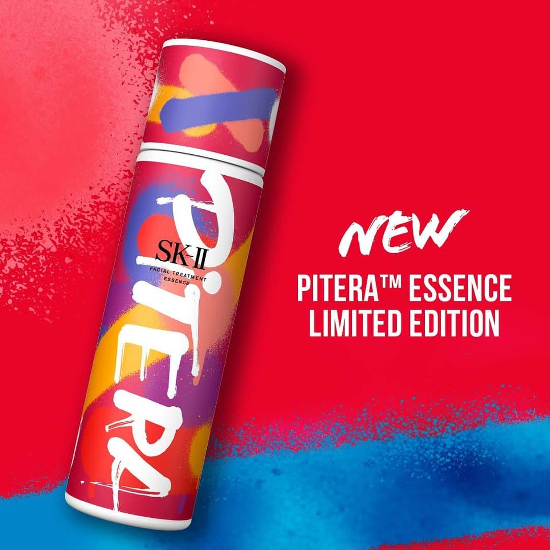 SK-II's Official Instagramのインスタグラム：「Inspired by street art, the NEW PITERA™️ Essence Street Art Limited Edition comes in 3 unique designs that are great as a gift or as a new addition to your own skincare collection 😍  Tap on the link in bio to buy now.  #SKII #PiteraEssence #FacialTreatmentEssence #PiteraStreetArt #Skincare」