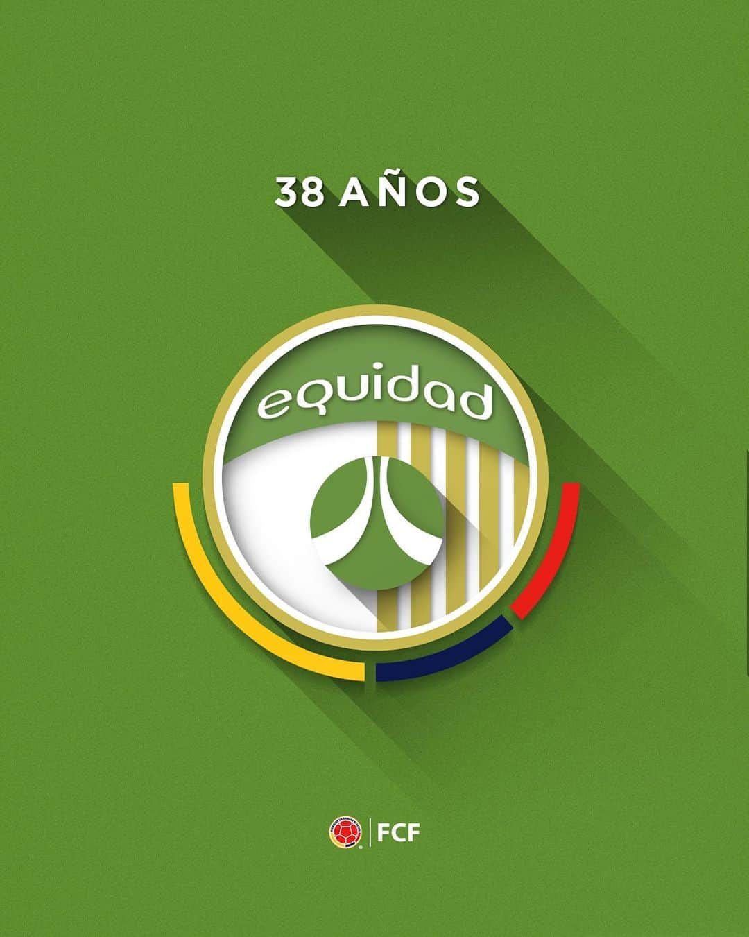 サッカー コロンビア代表チームのインスタグラム：「¡Felices 3️⃣8️⃣ aseguradores!  Enviamos una gran felicitación a @clubdeportivolaequidad en su aniversario 🤝  ¡Que sean muchos más ⚽🤙!」