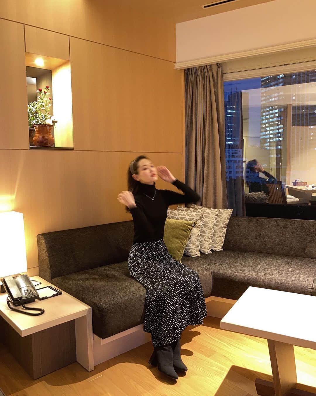 小林ようさんのインスタグラム写真 - (小林ようInstagram)「先日の。 旅行欲を都内のホテルで解消する2020✈︎ . #staycation #hocance #gajoen #tokyo  #ステイケーション #ホカンス #雅叙園 #小林のootd」12月1日 22時41分 - yoco12