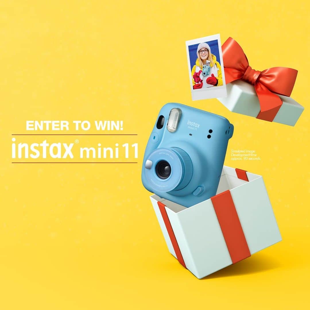 Fujifilm Instax North Americaさんのインスタグラム写真 - (Fujifilm Instax North AmericaInstagram)「🚨Enter to WIN an INSTAX Mini 11 Instant Camera!🚨  10 lucky winners will be randomly selected to receive 1 #instaxmini11 + 1 mini twin pack of film! Simply like the post, tag a friend, then follow the link in our bio to complete your entry! HURRY THOUGH! Sweeps end 12/6/2020. #instaxholidaysweepstakes   *must be a US or CA resident to enter.」12月1日 23時22分 - fujifilm_instax_northamerica