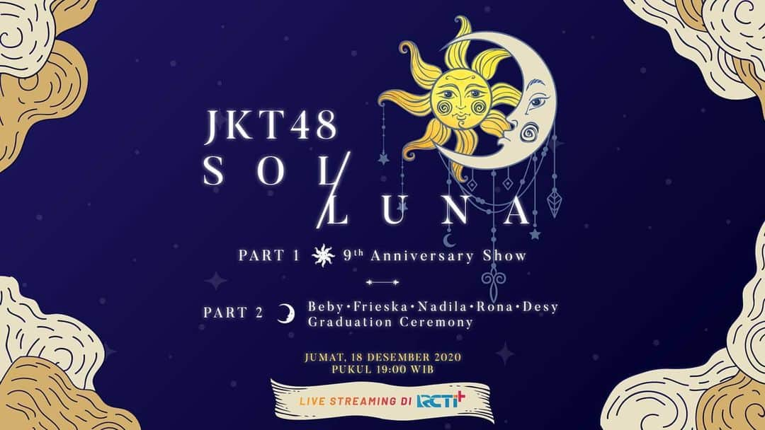 ベビー・カエサラ・アナディラのインスタグラム：「JKT48 SOL/LUNA ☀️🌙」