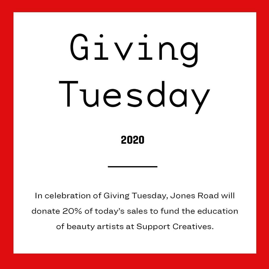 ボビー・ブラウンのインスタグラム：「So proud to support @supportcreatives and my community of working makeup artists and hairstylists for #givingtuesday Besides a percentage of sales I’m excited to offer a makeup class using @jonesroadbeauty to those who sign up」