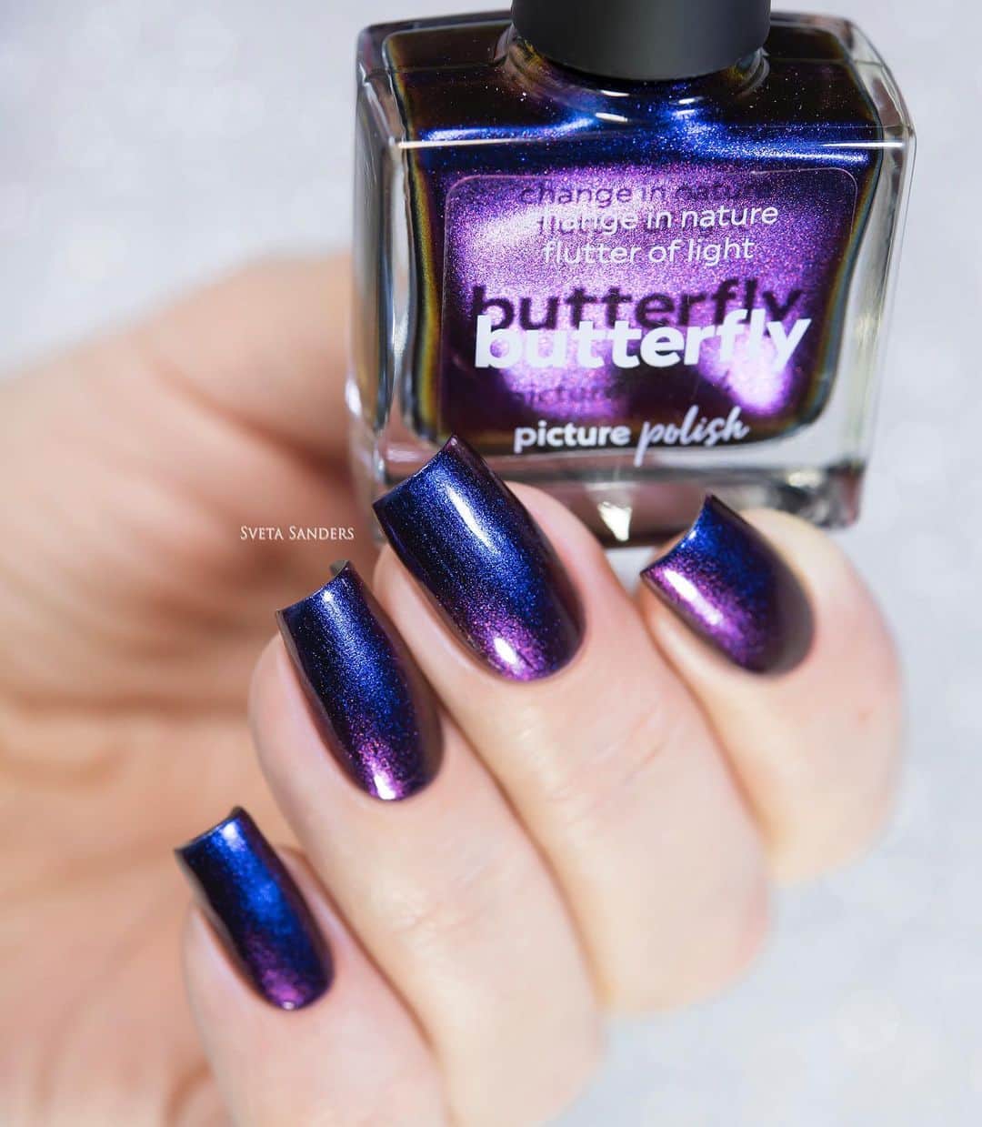 Sveta Sandersのインスタグラム：「#PicturePolish Butterfly @picturepolish」