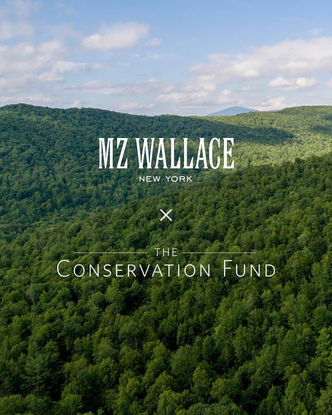 MZウォレスのインスタグラム：「Shop with us today, and we’ll donate 10% from every full-priced purchase* to The Conservation Fund, a non-profit organization that has worked in all 50 states to protect over 8 million acres of land. Swipe to learn more about our work with @theconservationfund and our commitment to becoming a more sustainable brand.   Photos by EcoPhotography」