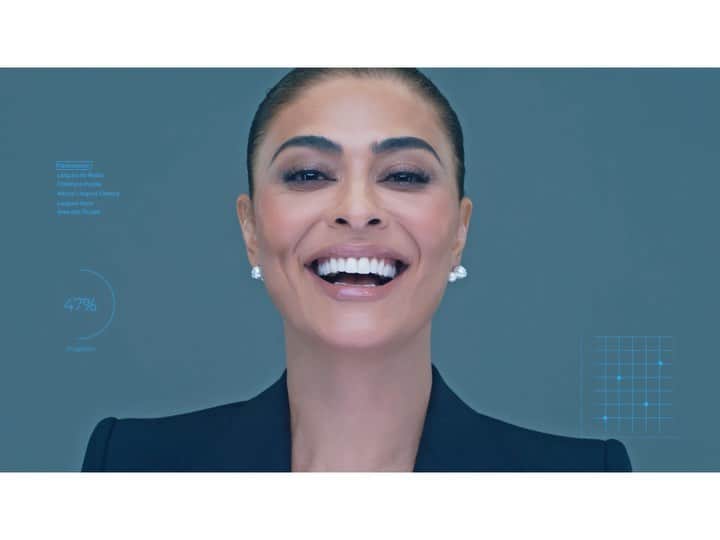 ジュリアナ・パエスのインスタグラム：「É um orgulho poder fazer parte desta campanha que lança um serviço inovador  e revolucionário, em Portugal.  Agora você já pode ter os óculos com que sempre sonhou. Pode escolher a armação, a cor e a inscrição que pretende colocar no perfil superior da armação, por exemplo o seu nome! O software medirá o seu rosto biometricamente, de forma a que os óculos fiquem perfeitos no seu rosto.  Os seus óculos serão únicos e exclusivos. Contei mais nos stories!  Na @albertooculista sou mais eu! #albertooculista #Oculos100porcentoàMedida #Oculos Personalizados #SouMaisEu #publi」