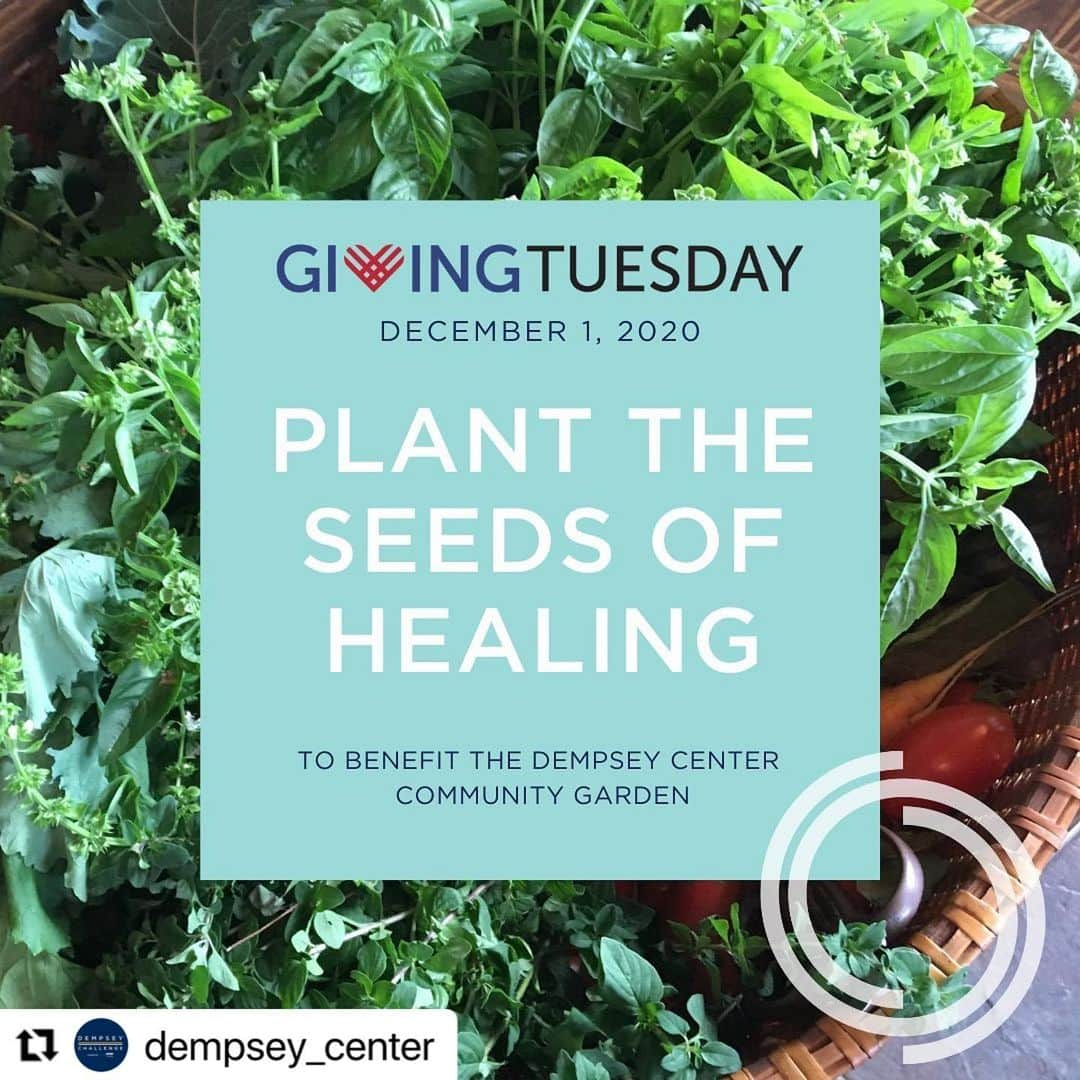 パトリック・デンプシーさんのインスタグラム写真 - (パトリック・デンプシーInstagram)「#Repost @dempsey_center with @make_repost ・・・ It’s a beautiful day to give! On this #GivingTuesday you can help (literally) plant the seeds of healing for people impacted by cancer with a gift to the Dempsey Center’s Community Garden. The goal for today is to raise $2,500 for the garden, and together you’ve brought us just $350 away from that goal! If you’ve already given, THANK YOU! If you’d still like to give, the link is in our bio. #givingtuesday2020 #nobodybeatscanceralone #ittakesateam #grateful」12月2日 5時41分 - patrickdempsey