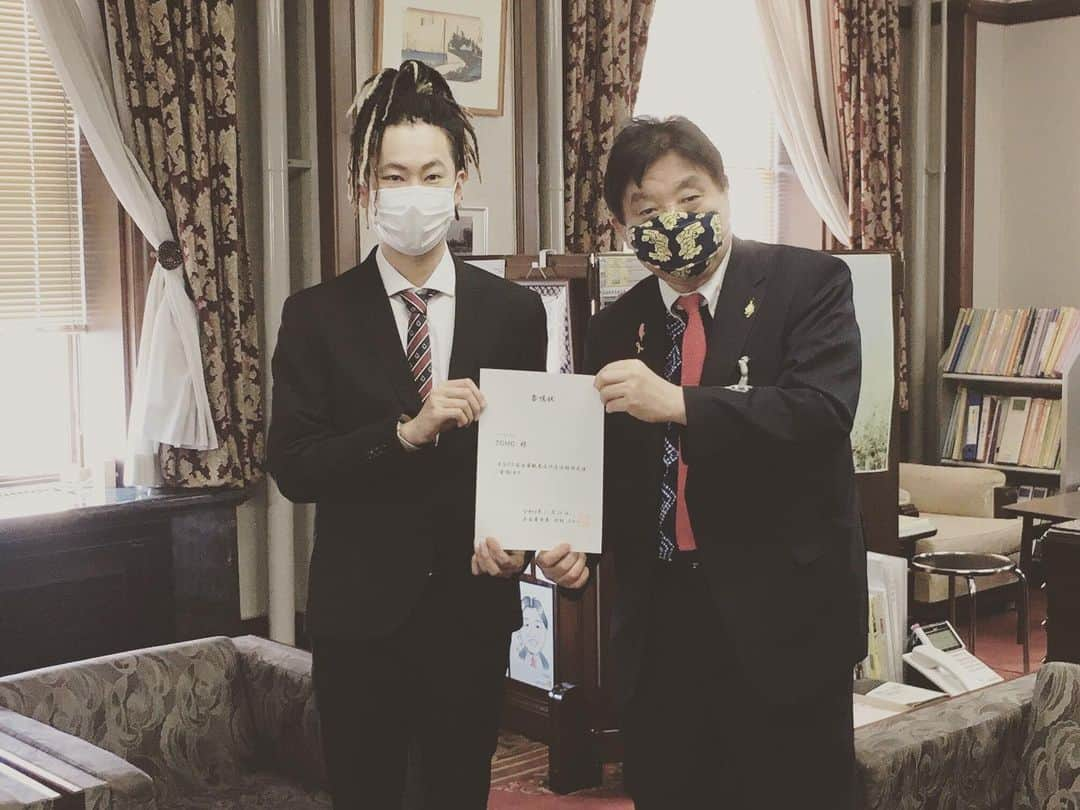 TOMO さんのインスタグラム写真 - (TOMO Instagram)「名古屋観光文化交流特命大使  になりました！  これからも変わらず名古屋の魅力をお伝えできたらと思います！  河村市長ありがとうございます！！  #名古屋観光文化交流特命大使」12月2日 13時02分 - dp_tomo0561