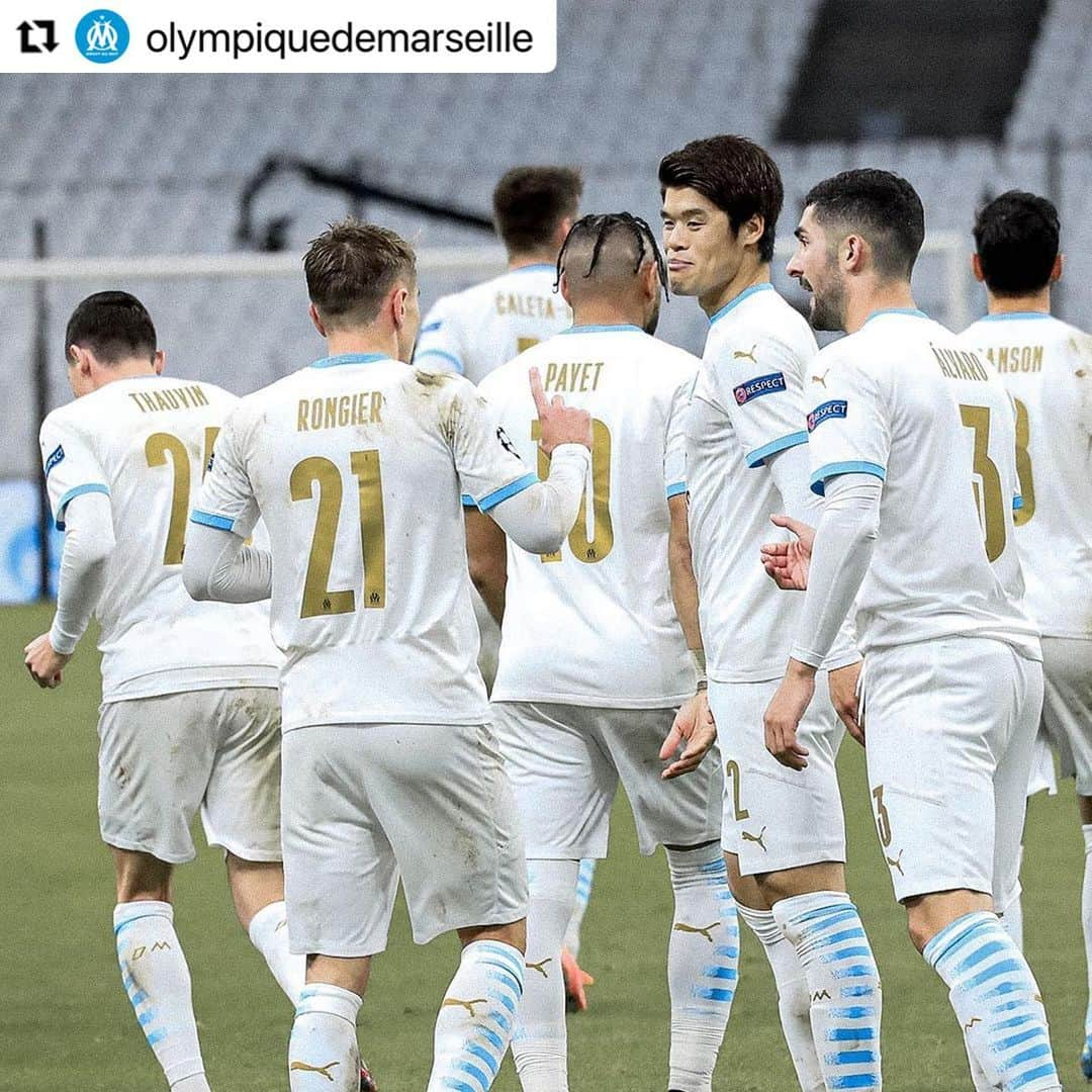 リーグ・アンさんのインスタグラム写真 - (リーグ・アンInstagram)「🔝 Grâce à un doublé de @payetdimitri27, l’@olympiquedemarseille s’impose face à l’@olympiacosfc ! (2-1)  Thanks to a double from Dimitri Payet, OM beat Olympiakos!  #ucl #marseille #om」12月2日 9時04分 - ligue1ubereats