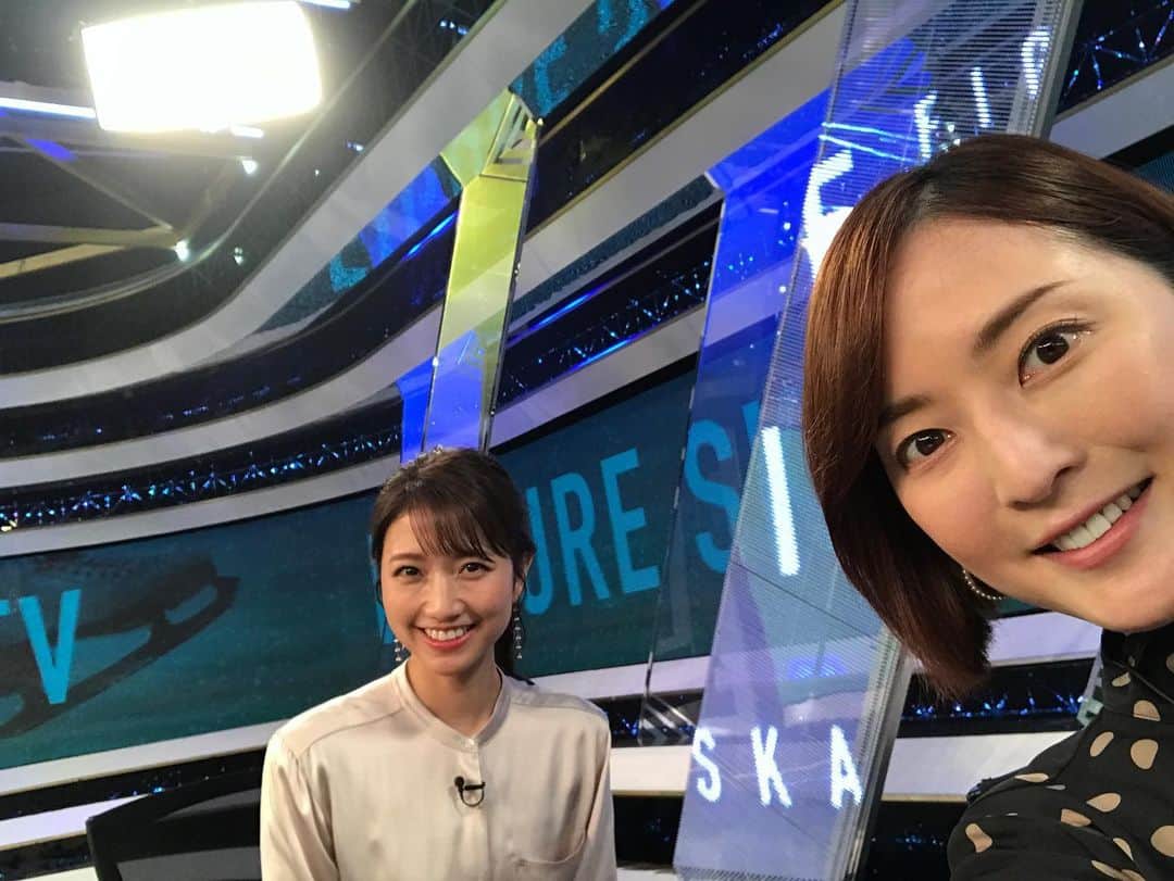 のインスタグラム：「フィギュアスケートTV。 12月6日（日）夕方5時からBSフジにて放送となります。 お時間ございましたら。。。 どうぞ宜しくお願いいたします😌 今回、初登場の三田アナウンサーとともに お伝えします！！ ・ ・ #フジテレビ  #フィギュアスケートtv  #毎月日曜日17時から #bsフジにて放送です #三田アナウンサー有難うございました！ #figureskatetv #figureskatetvprogram #tvprogram #sportstv #sportsprogram #tvshow #wintersports #winterseason」