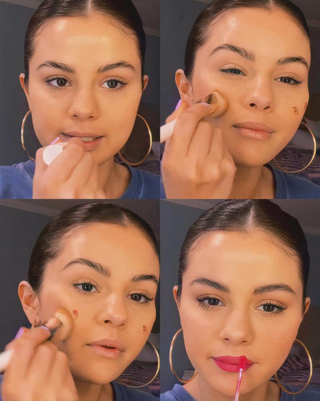 Always With Selenaのインスタグラム：「Do you like @rarebeauty products? I love them, but I hardly use them because I don't want them to run out」