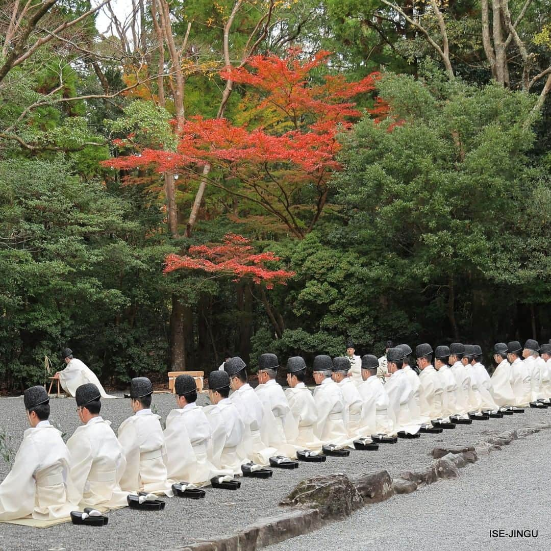 伊勢神宮さんのインスタグラム写真 - (伊勢神宮Instagram)「#伊勢神宮 #神宮 #神社 #心のふるさと #内宮 #大祓 #月次祭 #神職 #紅葉 #ISEJINGU #JINGU #SOUL_of_JAPAN #japan #jinja #shinto #naiku #ooharai #ritual #shitopriest」12月2日 11時00分 - isejingu.official