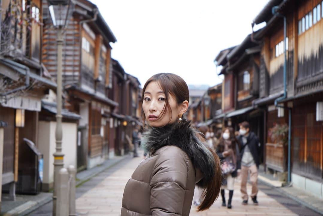 松村加南子のインスタグラム：「妹と石川県2人旅✨ . レトロな街並みが素敵🥰」