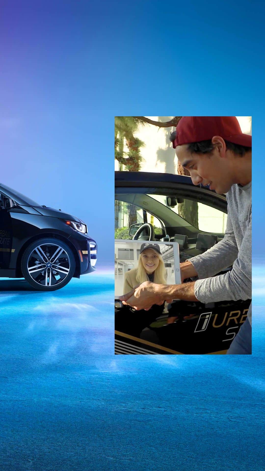 BMWのインスタグラム：「When @ZachKing meets @SupercarBlondie and both are excited about the BMW i3 Urban Suite … See more of it @BMW. #THEi3 #i3UrbanSuite #BMW #BMWi3 @BMWi」