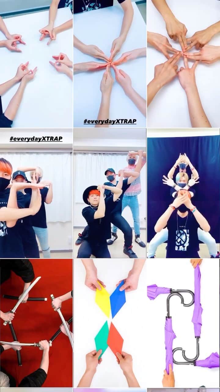 RYOGA -XTRAP-のインスタグラム：「This is XTRAP's 2020  #LOOKBACK2020  @instagram」