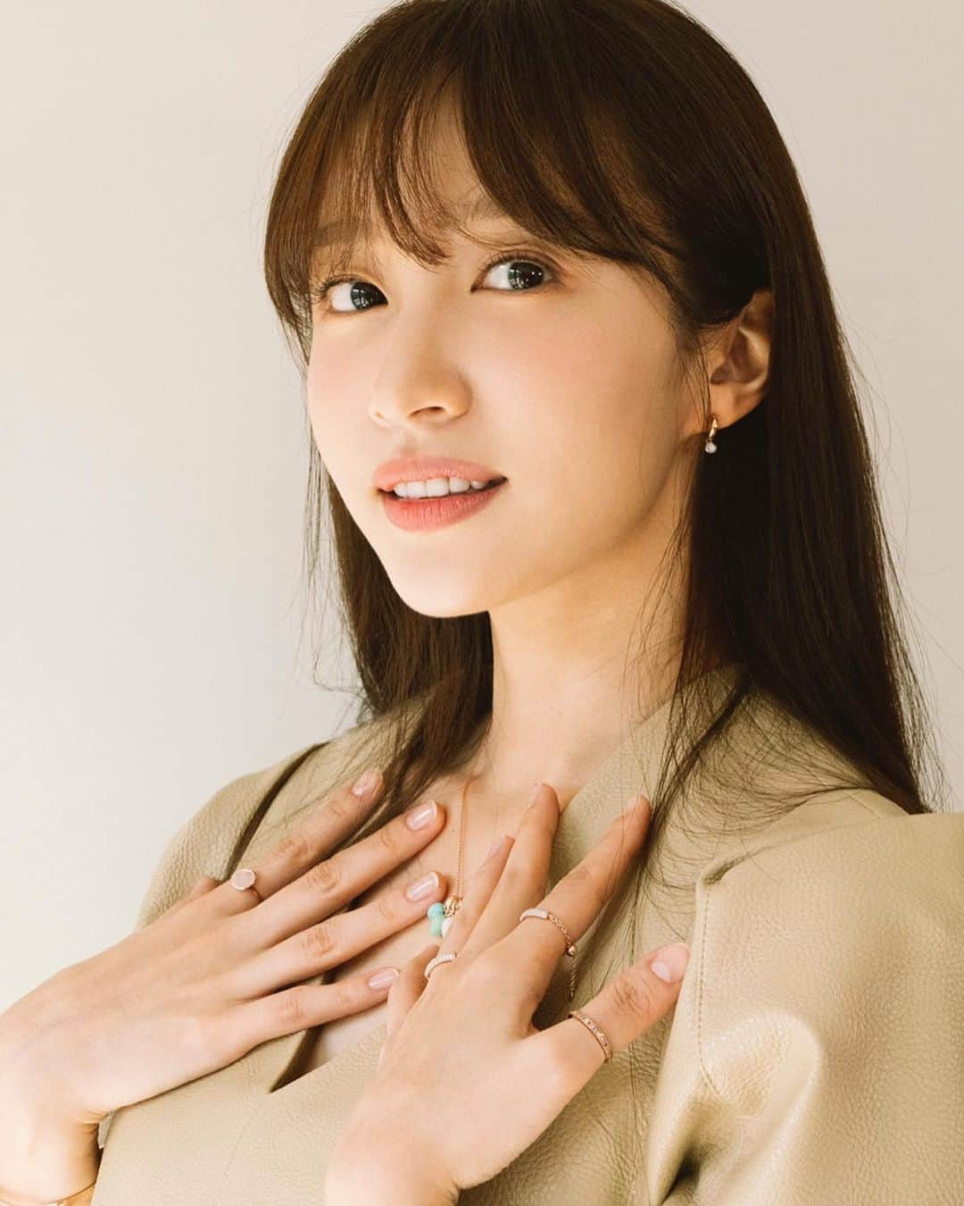 ハニさんのインスタグラム写真 - (ハニInstagram)「@monicavinader_korea with Kinstyle 💎💖   #광고 #monicavinader #모니카비나더」12月2日 14時13分 - ahnanihh