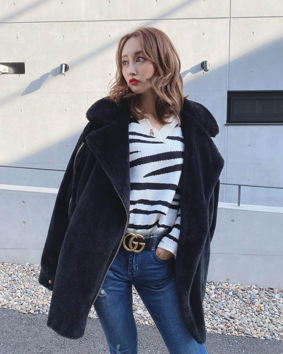 SHIHOさんのインスタグラム写真 - (SHIHOInstagram)「. . 🐅🐅🐅🐅🐅🐅🐅🐅 . #fashion 🤍 . . (( @flavia.selectshop )) タイガートップス🐯♡ . . 今日すっごく寒いから みんな風邪ひかないでね🥺✨ . あったかくしてね💗 . . #flavia #selectshop」12月2日 16時13分 - cham_pipi
