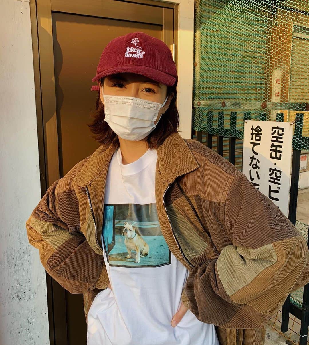 岡奈なな子（おかなちゃん）のインスタグラム：「パターソンTシャツとBeabadoobeeのキャップ可愛いでしょ」