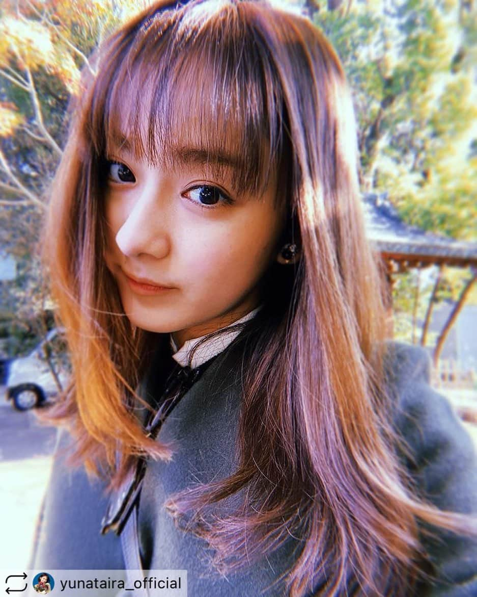 青木大輔さんのインスタグラム写真 - (青木大輔Instagram)「祐奈ちゃんが ヘアーカット気に入ってくれて ありがたいー！！🙏🏽 祐奈ちゃんの魅力 最大に引き出してますっ‼️💪🏽💪🏽💪🏽 #平祐奈 #haircut  #嬉しいぞ〜 #魅力引き出すカット #tiechel #daisukeaoki #青木ダイスケ　 … 🌱🌱🌱 @daisukeaoki_tiechel さんにカットして 貰ってから髪の毛が扱いやすくなった☺︎✌︎ やったやったー!るんるん。 @yunataira_official」12月2日 16時53分 - daisukeaoki_tiechel