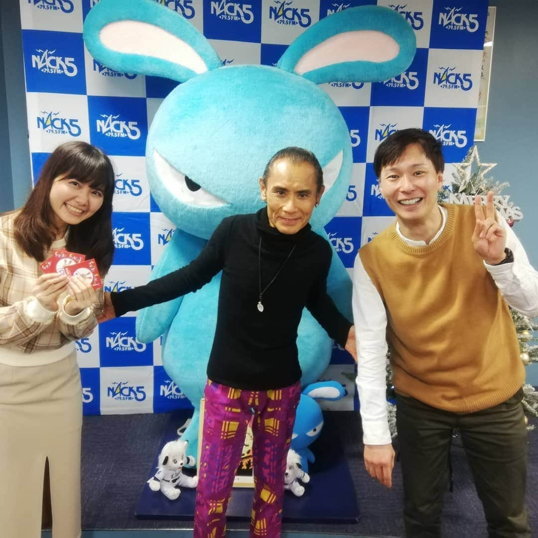 滝沢秀一（マシンガンズ）さんのインスタグラム写真 - (滝沢秀一（マシンガンズ）Instagram)「ナックファイブ『ゴゴモンズ』をお聞きの皆さん、ありがとうございました！ずっと聞いていた番組で、しかも最初から最後まで出して貰って嬉しかったです！ あと鶴太郎さんと偶然、お会いして写真を撮って貰いました。とても優しかったです。」12月2日 17時19分 - takizawa0914