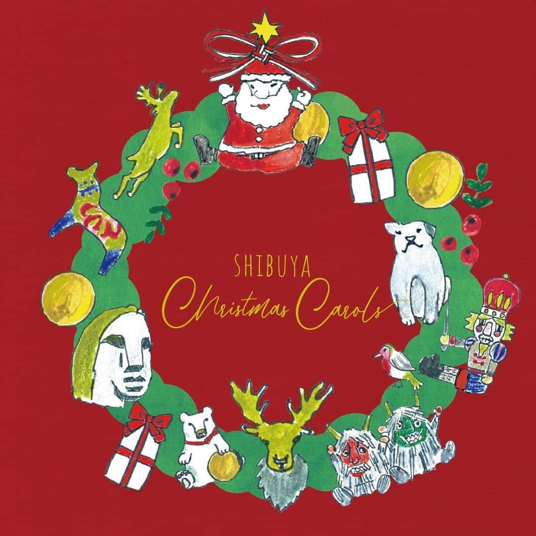 横沢ローラのインスタグラム：「#シブヤクリスマスキャロル というミニアルバムとクリスマスカードを作りました。 渋谷の人たちの物語をそっと歌に込めた5曲。コロナ禍のみんなの「おうちクリスマス」が幸せになりますよう願いを込めてシェアギフトとして届けます。みんなの大切な誰かに繋げてもらえたら嬉しいです。カードも曲も無料でシェアちます。 サブスクの方は、私のプロフィールのリンクから聞いてね。 サブスクやってない方は、iTunesとかだと有料ですが、 私のHP内の特設ページでもストリーミング&無料ダウンロード出来ます。 横沢ローラのホームページ、検索してね。  このクリスマスキャロルアルバムからの曲も、12/23(水)の伝承ホールでの公演で生演奏しますよ！  8月ぐらいから、コロナ禍でしょんぼりしてる自分もみんなもちょっと嬉しくなることってなんだろ。って考えていて、私ができることって、 「ライブする・曲作る・絵を描く」 だから、ライブ出来ないなら曲作って絵を描いてみんなに届ける。ということを決めました。 並行で作ってる、オノマトペルの「並行世界切符」も合わせて聴いてもらえたらな。  演奏は、オノマトペル、12/23のライブでも演奏してくれる「不思議の風たち」でもおなじみのミュージシャンのみなさま、Nagie Laneとバラッチこと松原ヒロくん、そして渋谷学園合唱部の学生たち。 ...って、ひとりで熱くなってるとすぐ長くなるので、特設ページに引きつぎますっ（検索してね）  #ShibuyaChristmasCarols #シブヤクリスマスキャロル #渋谷発のクリスマスキャロル #横沢ローラ #onomatopel #オノマトペル #1223伝承ホール #不思議の風たち #並行世界切符リリースコンサート」