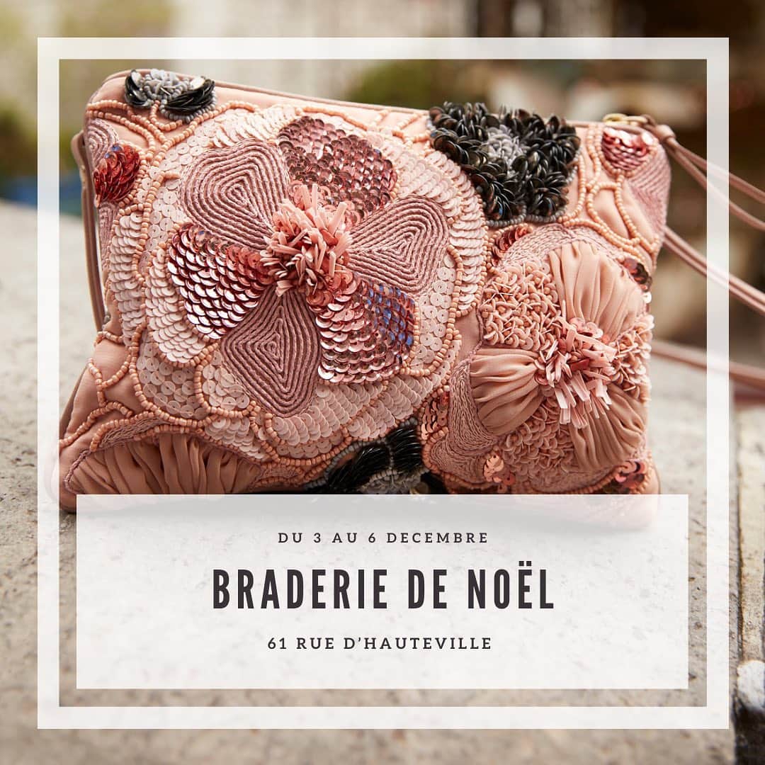 ジャマンピュエッシュのインスタグラム：「Du 3 au 6 décembre, découvrez les pièces les plus précieuses des collections passées à partir de 10€ dans la boutique : 61 rue d'Hauteville, 75010 PARIS」