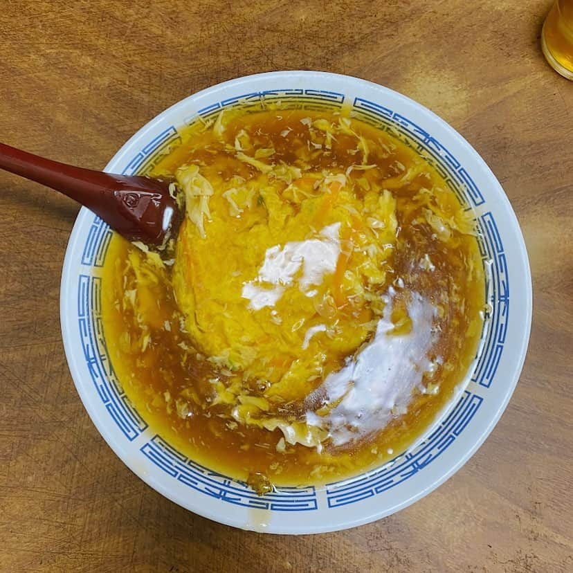 花山瑞貴さんのインスタグラム写真 - (花山瑞貴Instagram)「餃子遠征 1時間並んで食べたマルシン飯店さすがでした🥟 餃子はもちろんここの天津飯絶品 よく美味しい物を皆が飲み物って表現してるけど初めて理解できた。 すぐにでも食べに行きたい程恋しい」12月2日 19時41分 - mi_smile25