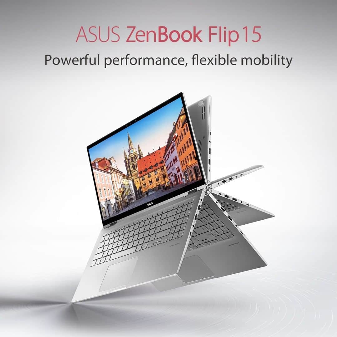 ASUSさんのインスタグラム写真 - (ASUSInstagram)「Introducing the new and truly distinctive #ZenBook Flip 15 laptop — featuring a flexible, user-friendly 360° display. The laptop is perfect for on-the-go productivity and visual creativity, and empowers users with high-performance components and the freedom of all-day battery life. It’s versatile, powerful and the ideal creative partner.」12月2日 19時45分 - asus
