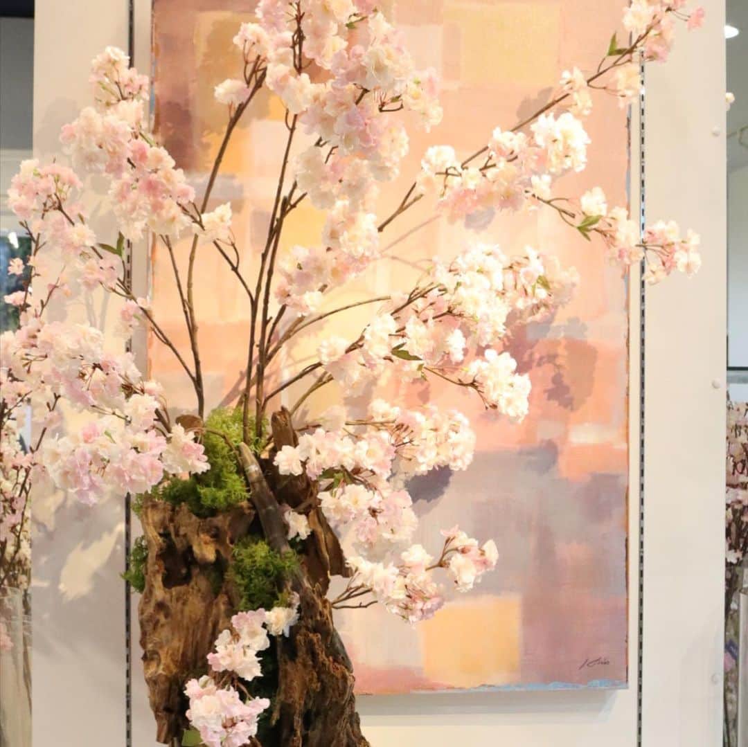 横浜ディスプレイミュージアムのインスタグラム：「🌸横浜ディスプレイミュージアム2021Spring 特集🌸  「日本一早いお花見、しませんか？」  横浜ディスプレイミュージアムでは、どこよりも早くアーティフィシャルフラワーの桜をお手に取っていただけます🌟 大ぶりなアレンジにおすすめの枝物もお取り扱いしております。  春シーズンに向けて在庫もたっぷりとご用意しておりますよ♪ ひと足もふた足も早いですが、ぜひこの機会にお試しください！  #横浜ディスプレイミュージアム #株式会社ポピー #横浜 #ディスプレイ#アーティフィシャルフラワー #フラワーアレンジメント #フラワーデザイン #インテリア雑貨 #インテリア#インテリアコーディネート#スタイリスト#装飾#デコレーション#花のある暮らし #花好きな人と繋がりたい #コサージュ  #桜 #cherryblossom #display #yokohama  #flowerarrangement #interiordesign #artficialflower #flowerstagram」
