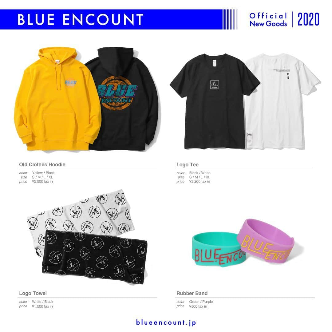 BLUE ENCOUNTさんのインスタグラム写真 - (BLUE ENCOUNTInstagram)「冬フェス2020新グッズ解禁！！  只今より事前通販スタート！ 詳細はBLUE ENCOUNTオフィシャルHPまで！」12月2日 20時10分 - blueencount_official