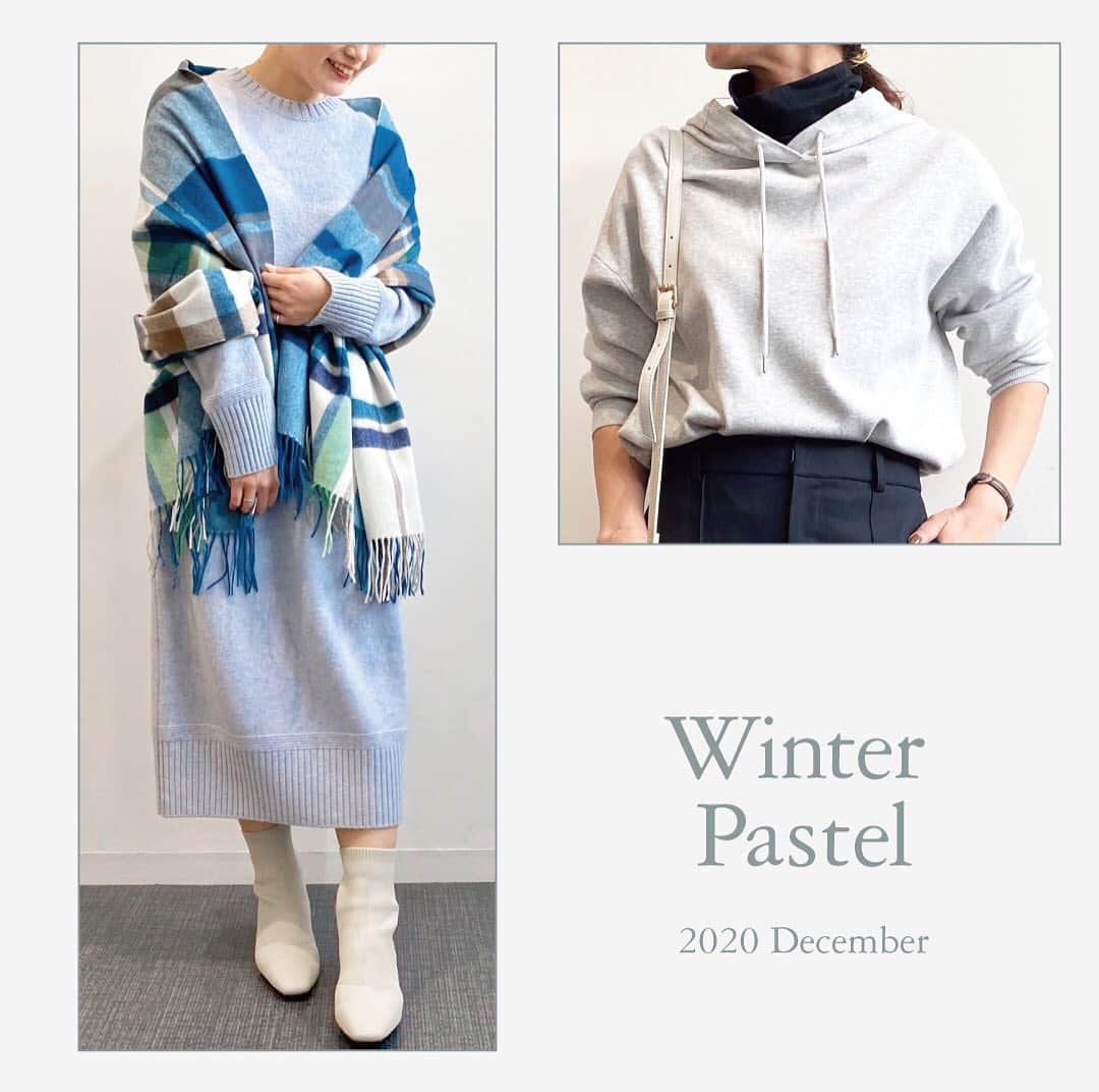 kumikyokuさんのインスタグラム写真 - (kumikyokuInstagram)「Kumikyoku Winter Pastel﻿ ﻿ 12月に入り、本格的な冬の季節が到来。﻿ ﻿ 重くなりがちな冬のコーデを﻿ 明るく優しい印象に魅せるパステルカラーの﻿ アイテムをご紹介いたします。﻿ ﻿ 甘く見えがちなパステルカラーも﻿ モノトーンアイテムとの組み合わせや﻿ ストールなどの小物で引き締めて﻿ 上品な大人のスタイリングに！﻿ ﻿ ﻿ PARKA（WEB限定）:﻿ ［KR20BW0562］￥10,900＋tax﻿ ﻿ ONEPIECE:﻿ ［OPWXBW0557］￥16,000＋tax ﻿ ﻿ ﻿ ﻿ #KUMIKYOKU #組曲﻿ #2020AW﻿ #フレンチカジュアル #フレンチコーデ﻿ #冬コーデ #大人フェミニンコーデ﻿ #通勤コーデ #お出かけコーデ﻿ #winterpastel #pastelcolor﻿ #soft #warm﻿ #onward﻿」12月2日 20時25分 - kumikyoku_jp