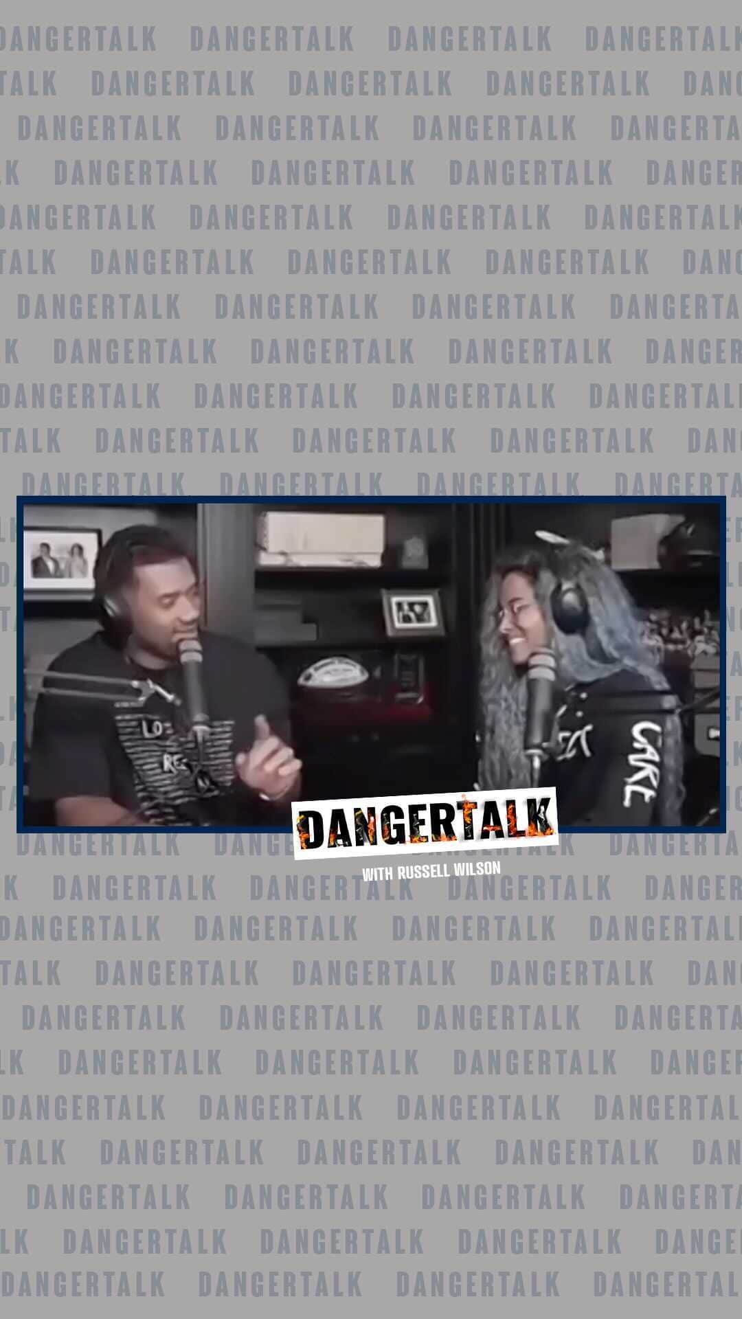 ラッセル・ウィルソンのインスタグラム：「@ciara and I remember our first ever date together! Listen to the full episode now!!! Link is in my bio.」