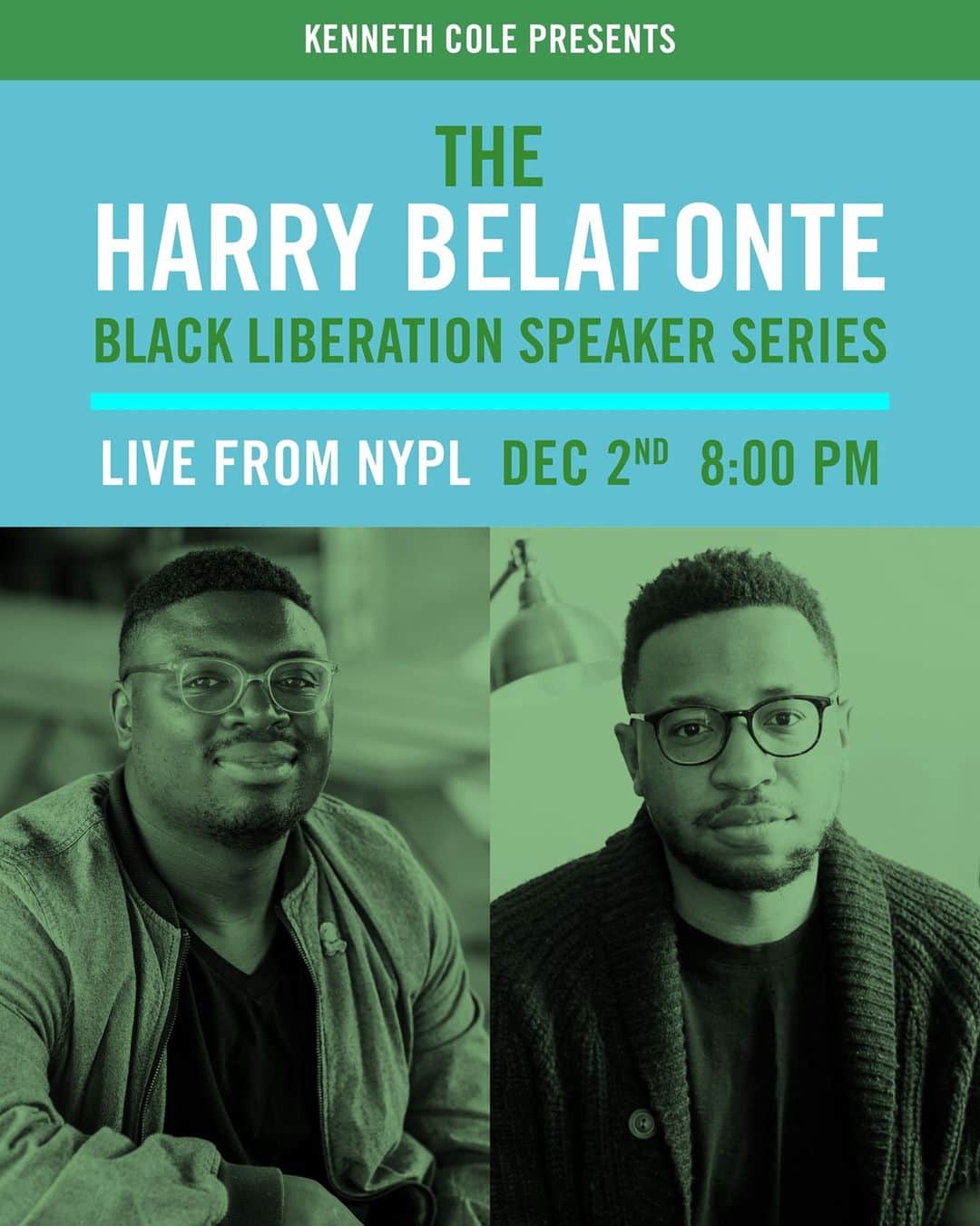 ケネスコールのインスタグラム：「Kenneth Cole and NYPL are proud to present Event 03 in The Harry Belafonte Black Liberation Speaker Series. Join Bryan Washington, the winner of the Library's 2020 Young Lions Fiction Award, as he discusses the complications of love, vulnerability, alienation, family, and separation with The New Yorker staff writer Vinson Cunningham.  Watch our FREE event tonight at 8pm EST Live from NYPL by registering at the link in our bio. #HarryBelafonte #NYPL #RacialEquality #BLM」