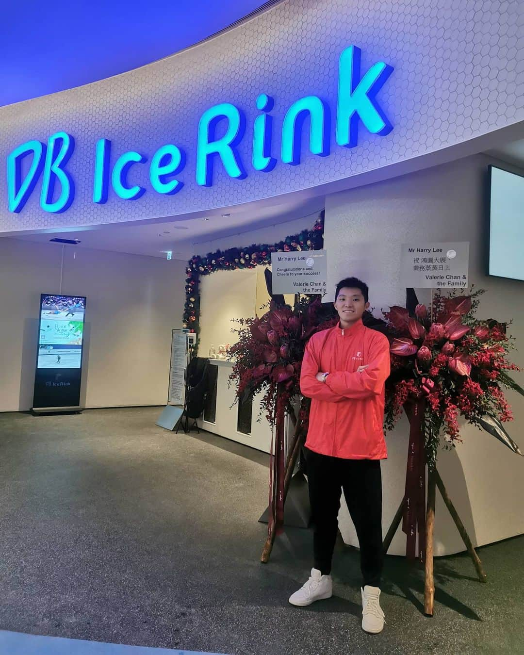 李厚賢のインスタグラム：「Let's make it happen! 🔥⛸️ #DBIR」