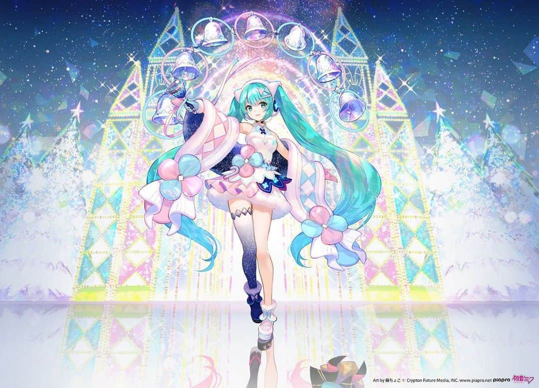 初音ミクさんのインスタグラム写真 - (初音ミクInstagram)「#初音ミク #マジカルミライ2020 #TOKYO  メインビジュアル　Art by #藤ちょこ  #hatsunemiku #イラスト #illustration #東京  #winterfestival」12月2日 23時19分 - cfm_miku_official