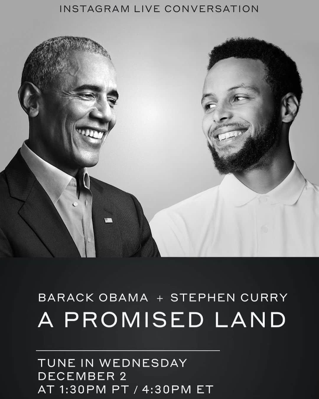 NBAさんのインスタグラム写真 - (NBAInstagram)「@stephencurry30 will be joined by President @barackobama on his IG Live at 4:30pm/et! #APromisedLand」12月3日 1時02分 - nba