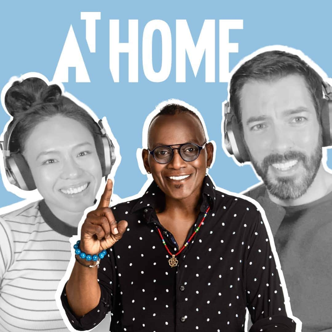 ランディ・ジャクソンのインスタグラム：「Had an amazing time jumping on the @athome podcast with @imlindork and @mrdrewscott 🙏🏾💯 we shared many laughs while talking self and health 🌿🌌  Check my story to #swipeup and listen 🎶   #athomepodcast」