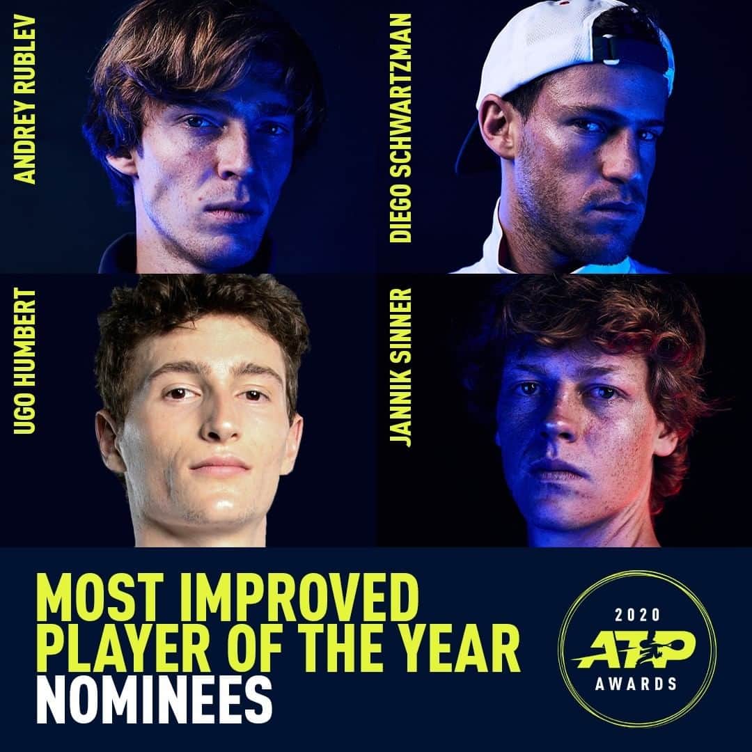 ATP World Tourさんのインスタグラム写真 - (ATP World TourInstagram)「And the nominees are... 🥁 #ATPAwards」12月3日 2時22分 - atptour