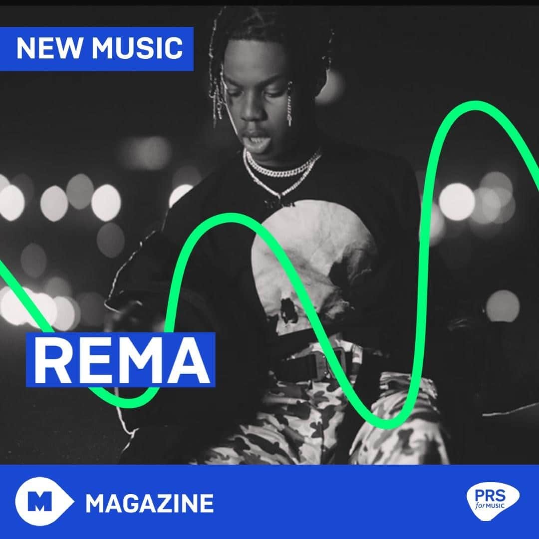 PRS for Musicのインスタグラム：「🔦SPOTLIGHT ON @heisrema 🎵  His combination of Hindi melodies, trap rap and Afrobeat rhythms landed Rema on Barack Obama's 2019 summer playlist. This was followed by the release of 'Dumebi', a song which skyrocketed his career.   Find out more via the link in bio!」