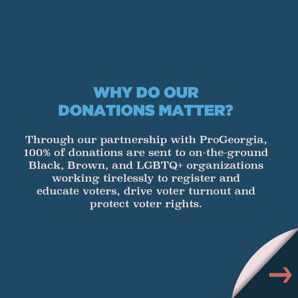 エイミー・シューマーさんのインスタグラム写真 - (エイミー・シューマーInstagram)「In November, Georgia showed up for us. NOW LET'S SHOW UP FOR THEM. Join us today as we donate to the Georgia organizations who have powered the movement for greater access to the ballot box for years. LET'S HELP THEM CROSS THE FINISH LINE.  All proceeds will benefit these orgs: @BlackVotersMtr @GA_StandUp @GCPAvote @ClaytonCountyBWR @NewGeorgiaProject @Poder_Latinx @IgniteKindred @GAEquality  To give, visit ThankYouGA.com #ThankYouGA #WinWithBlackWomen」12月3日 4時02分 - amyschumer