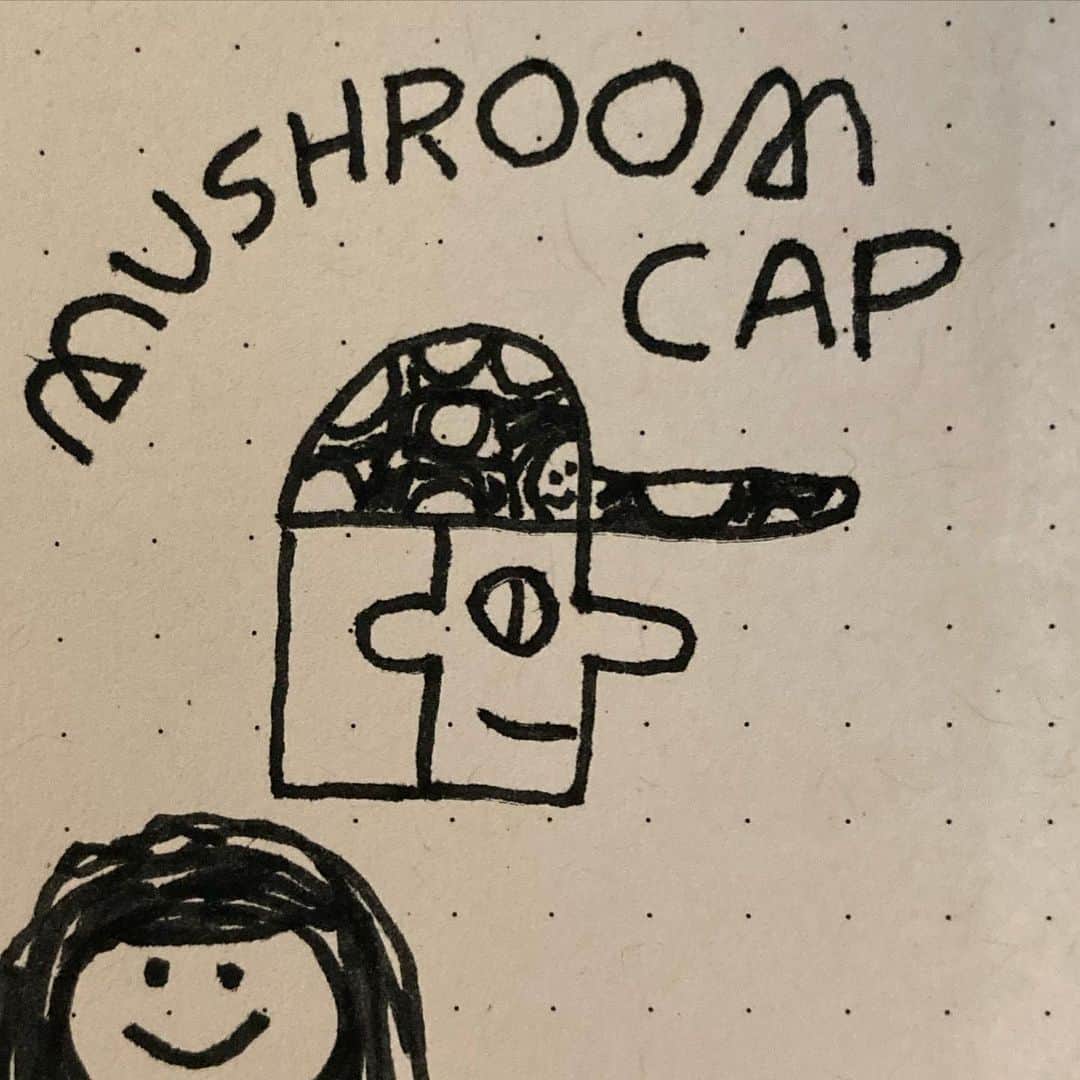 Jason G. Sturgillのインスタグラム：「Sketchbook #mushroomcap」