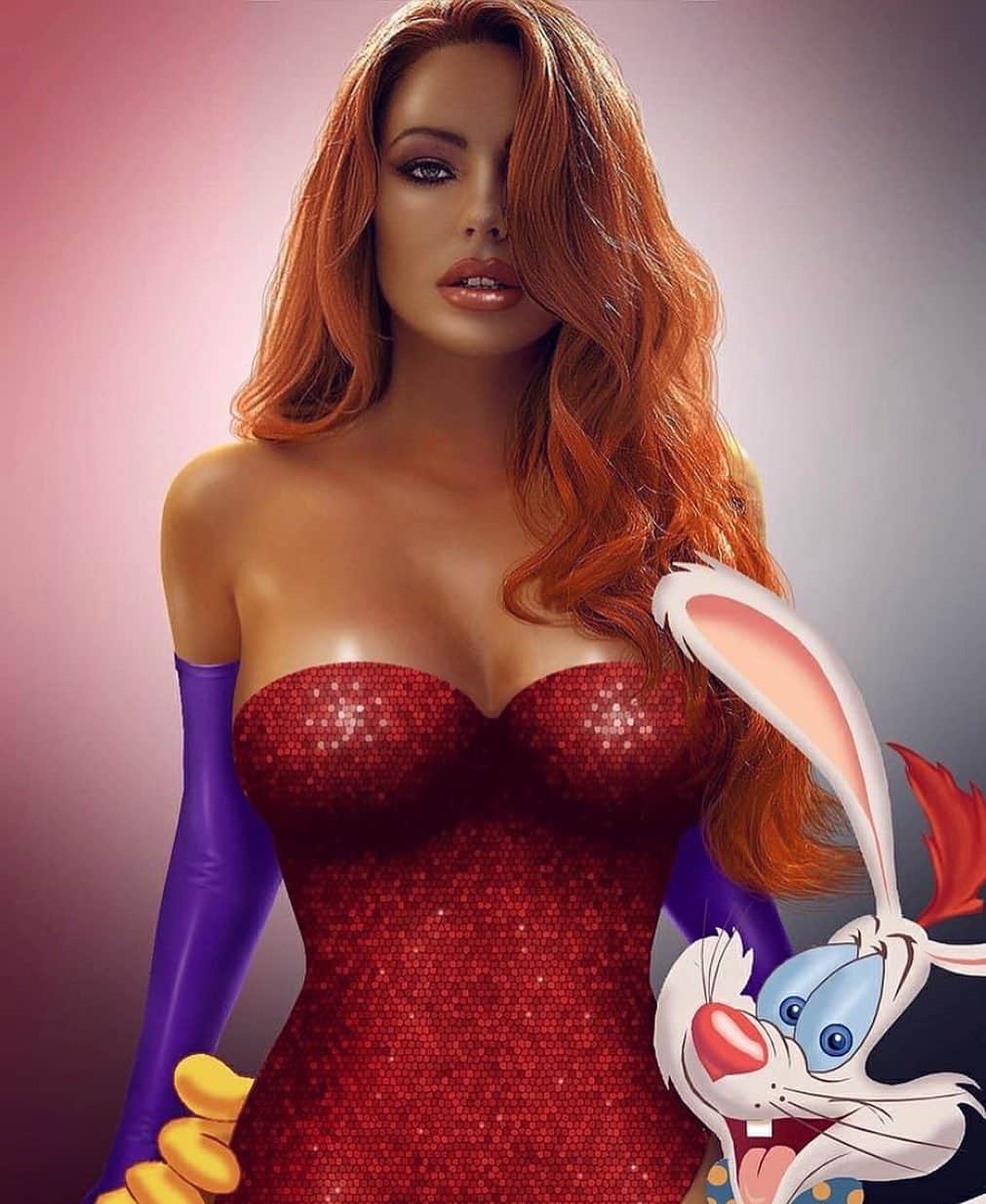ロリン・ヨークのインスタグラム：「I’m not BAD, I’m just drawn that way 👀」
