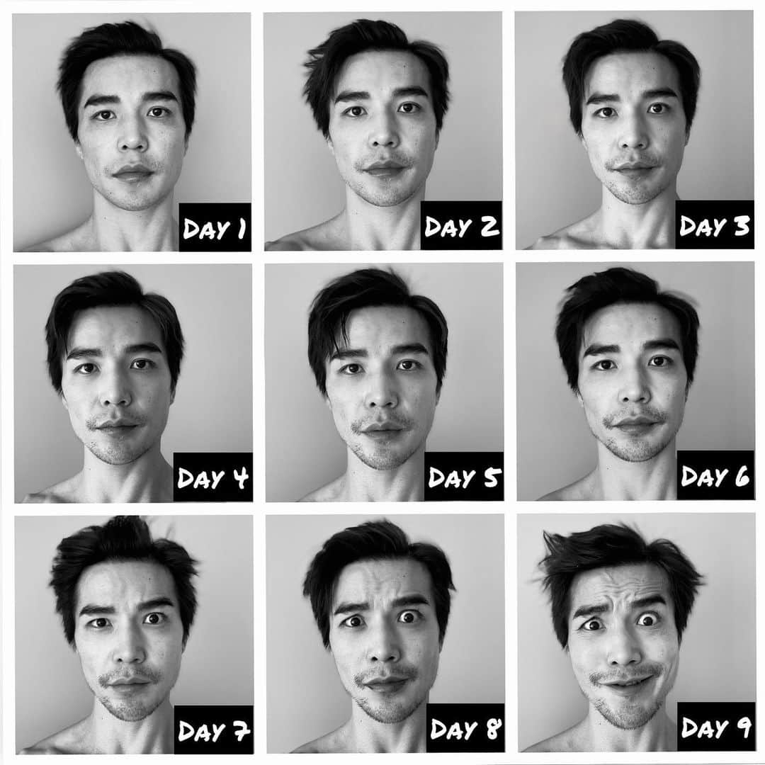 ルーディ・リンのインスタグラム：「Many of you noticed my stubble in my reels so I’m publishing the results of my facial hair experiment in Movember for you.  Tag a friend who had the best Movember mustache!   #movember #mustache #moustache  #9day #selfiegram #stache #tagafriend #movember2020 #mustachelover」